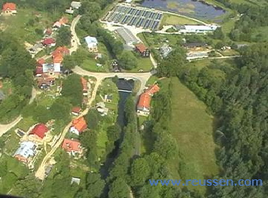 Luftaufnahmen von Reußen im ehemaligen Ostpreußen