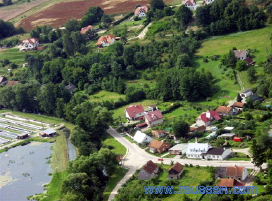 Luftaufnahmen von Reußen im ehemaligen Ostpreußen